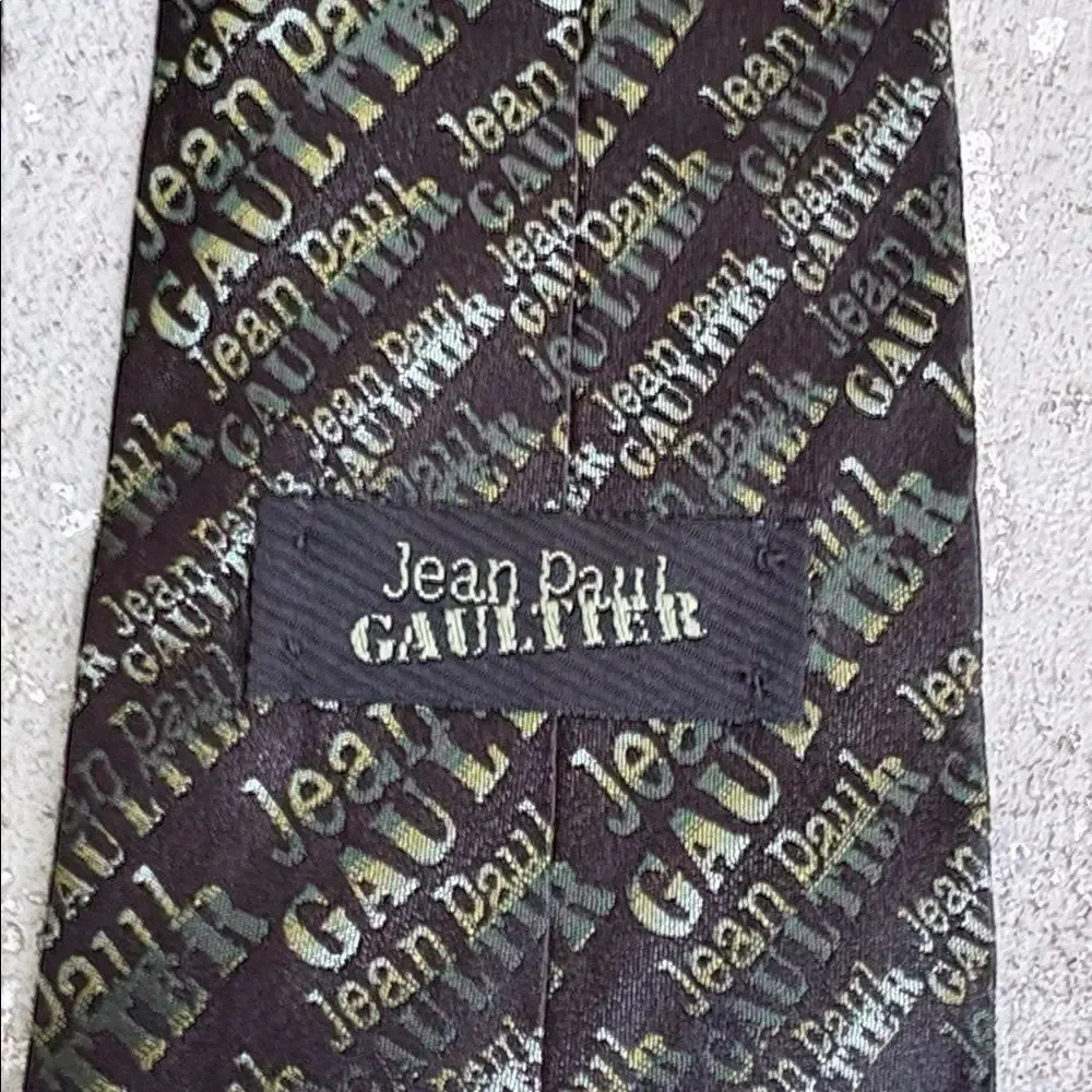 Jean Paul Gaultier silk tie